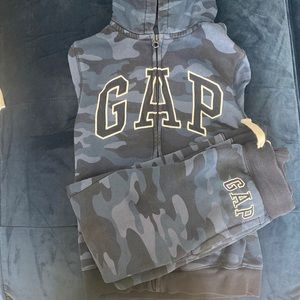 Blue Camo Sweatsuit